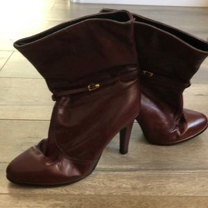 Vintage Maroon shot boots